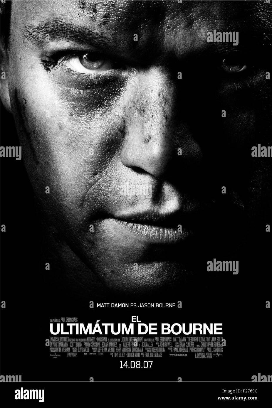 Pellicola originale titolo: The Bourne Ultimatum. Titolo inglese: The Bourne Ultimatum. Regista: Paul Greengrass. Anno: 2007. Credito: Universal Pictures / Album Foto Stock