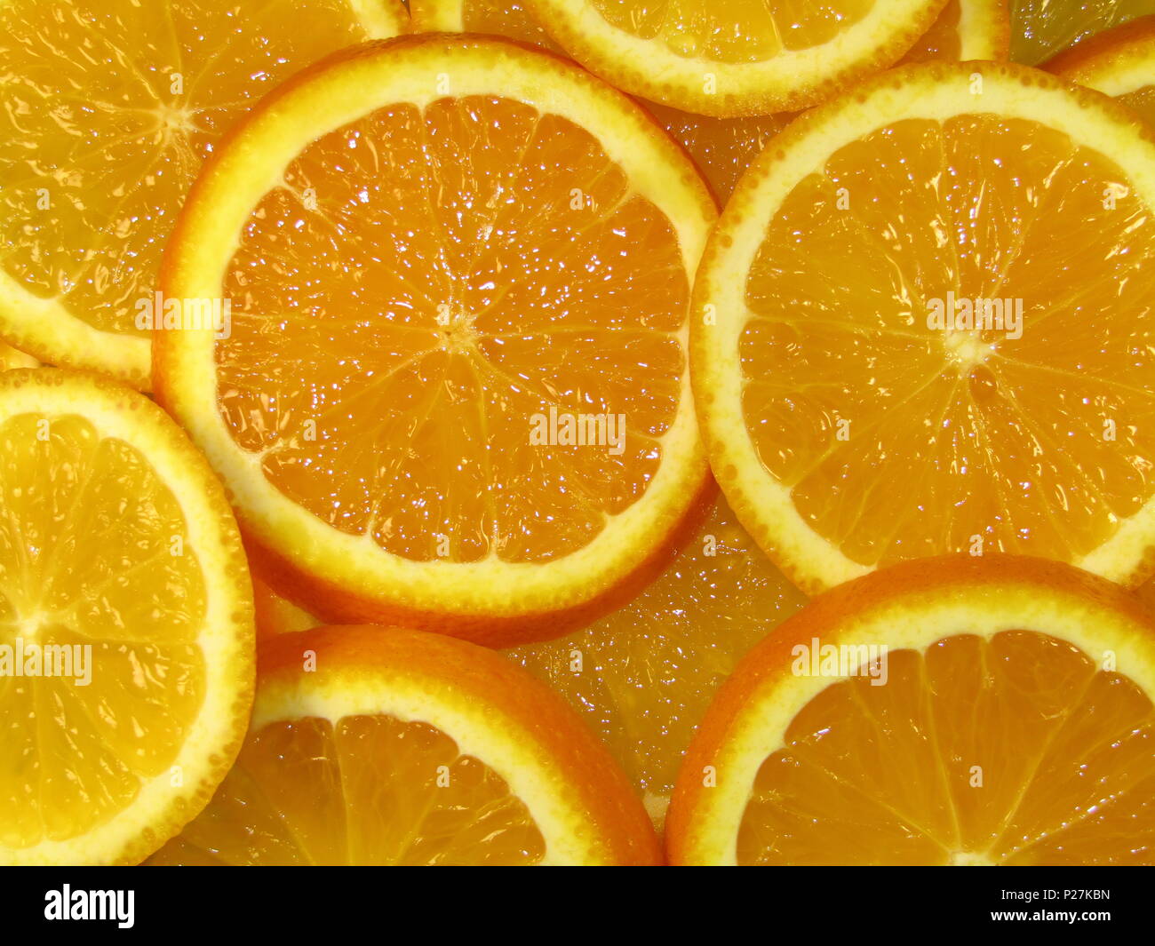 Texture arancione o dello sfondo Foto Stock