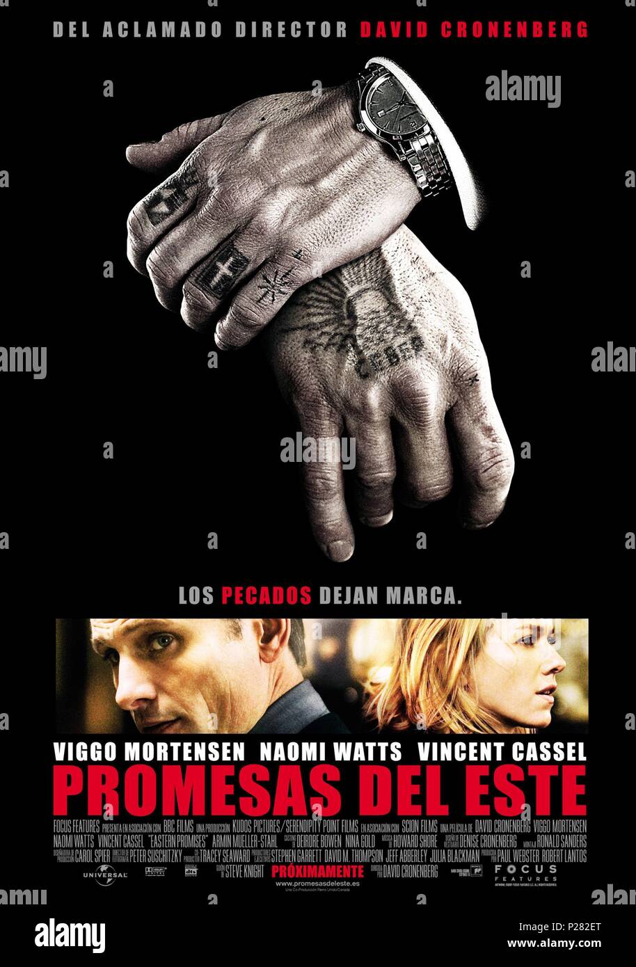 Pellicola originale titolo: promesse orientale. Titolo inglese: promesse orientale. Regista: DAVID CRONENBERG. Anno: 2007. Credito: SERENDIPITY POINT FILMS/BBC Films/FOCUS FEATURES / Album Foto Stock