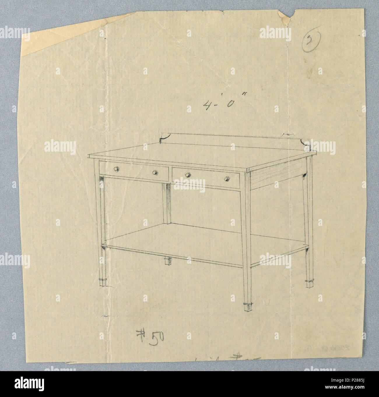 Home Collection Aliyah Greige - Mesa Consola Con 2 Cajones | Meses sin