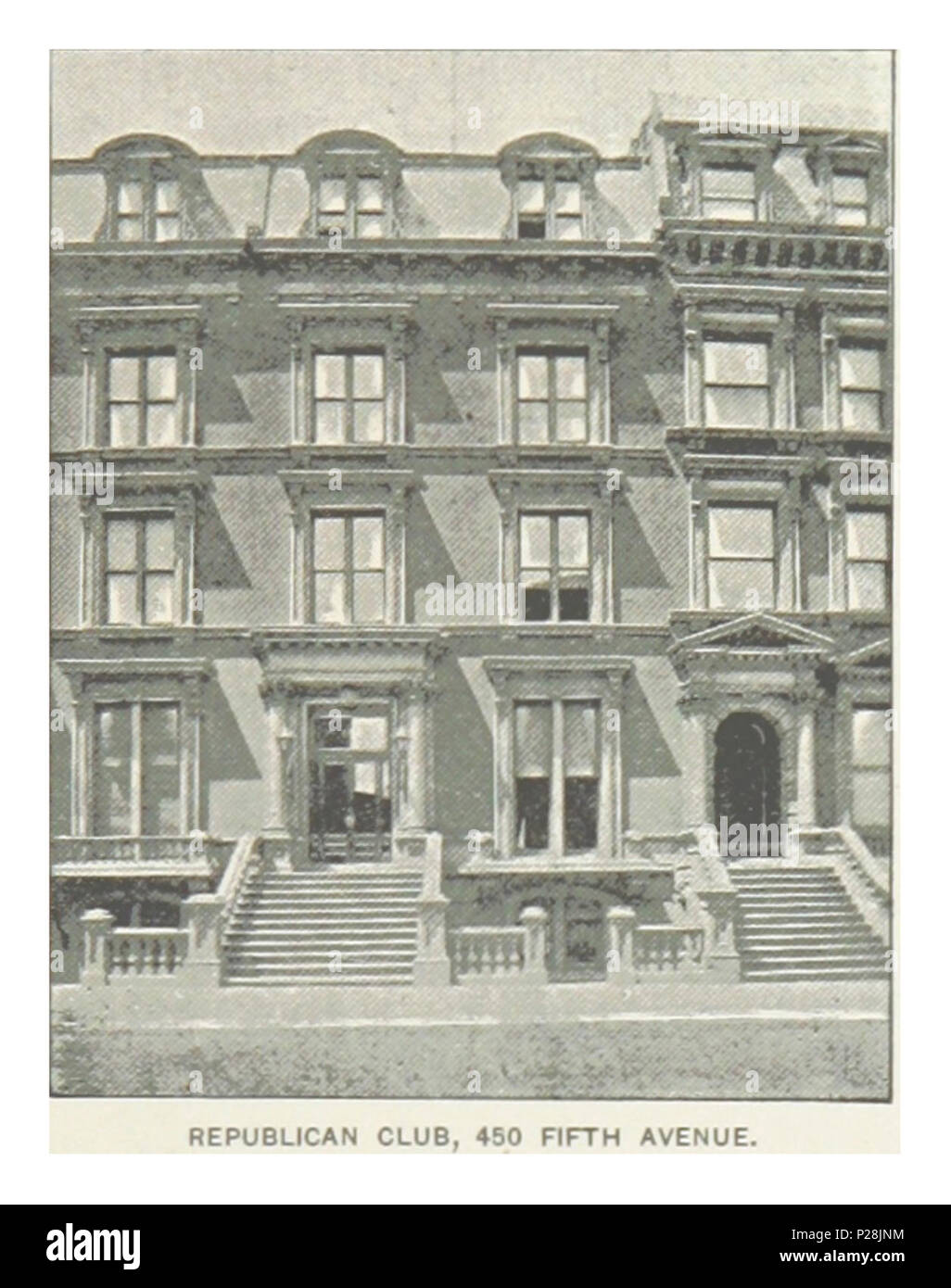 (Re1893NYC) PG569 CLUB repubblicano, 450 Fifth Avenue. Foto Stock