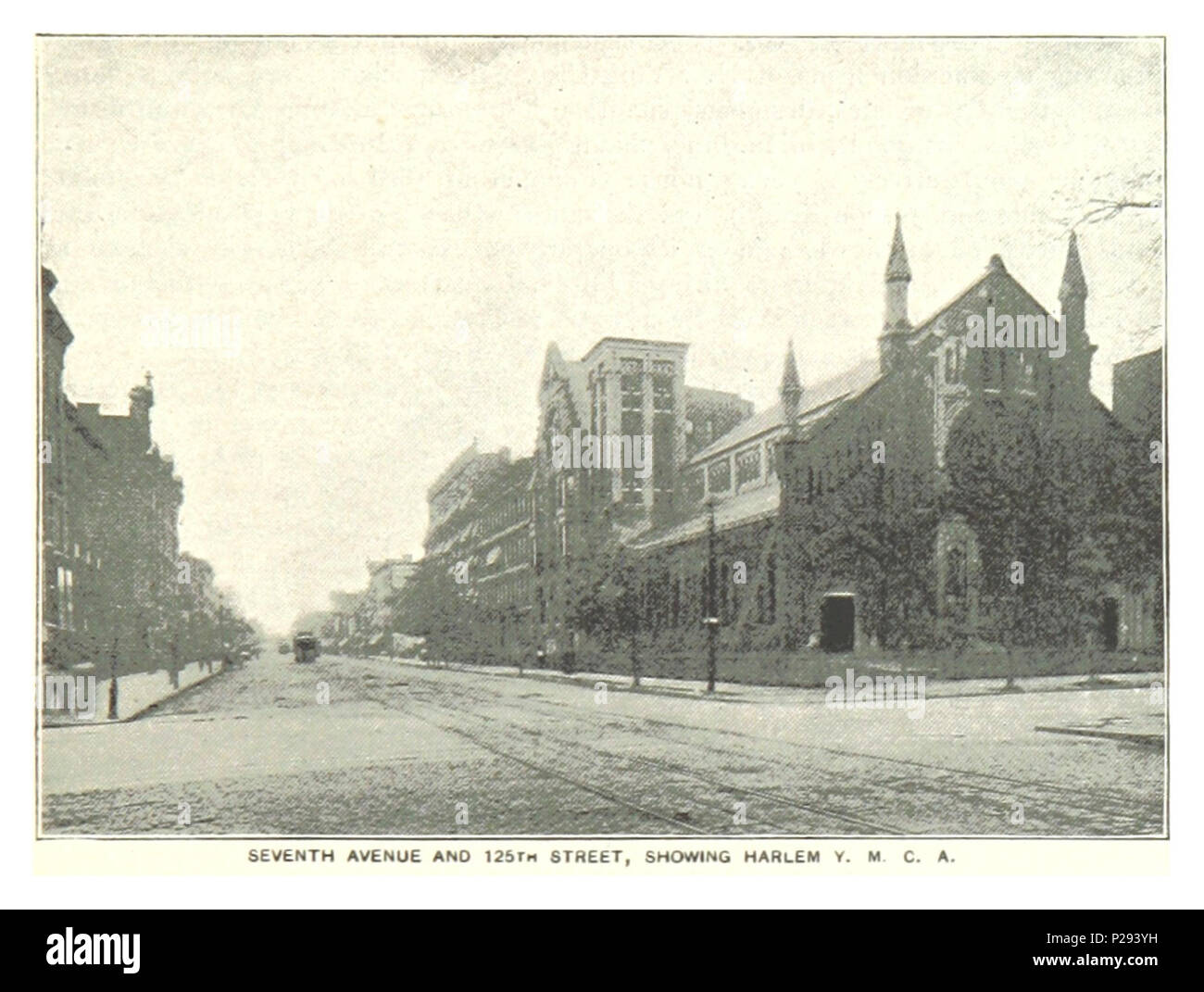 (Re1893NYC) PG913 Settima avenue e 125TH STREET, mostrando HARLEM Y.M.C.A. Foto Stock