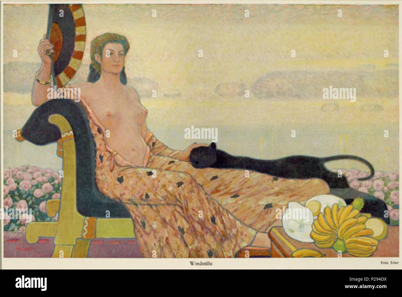 . Lithographie, in: "Jugend", 1896 . 1896. Fritz Erler (1868-1940) Descrizione pittore tedesco e illustrator Data di nascita e morte 15 Dicembre 1868 11 dicembre 1940 Luogo di nascita e morte Frankenstein (Schlesien) Autorità di Monaco di Baviera : controllo Q100750 VIAF: 57408836 ISNI: 0000 0000 8137 053X ULAN: 500011750 LCCN: nr93017707 GND: 118682326 WorldCat 129 Fritz Erler Windstille Foto Stock