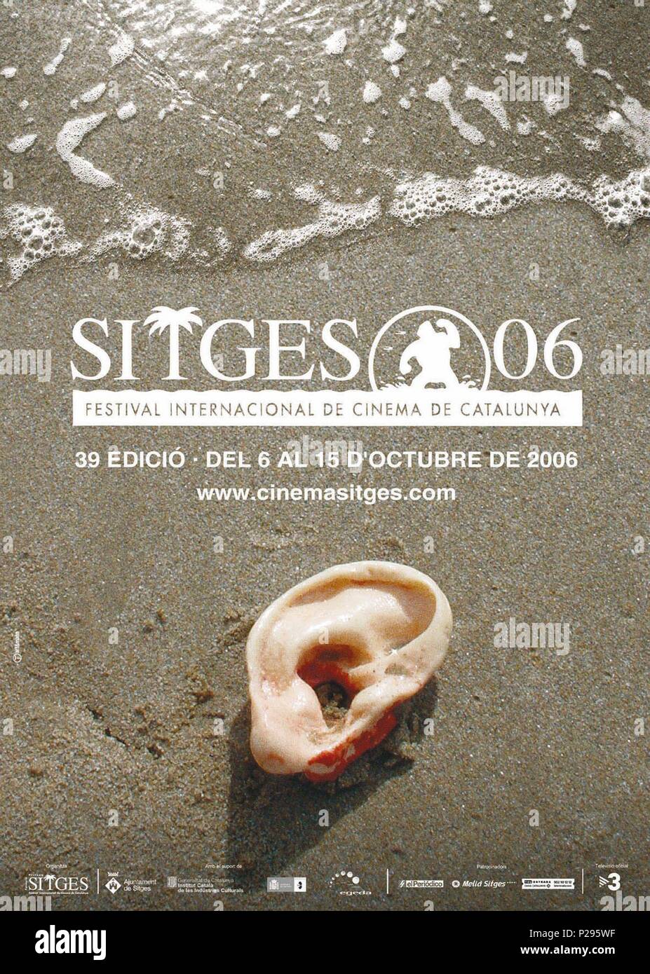 Descrizione: Poster del Festival Internazionale del Film di Catalogna (Sitges) nel 2006. Anno: 2006. Foto Stock