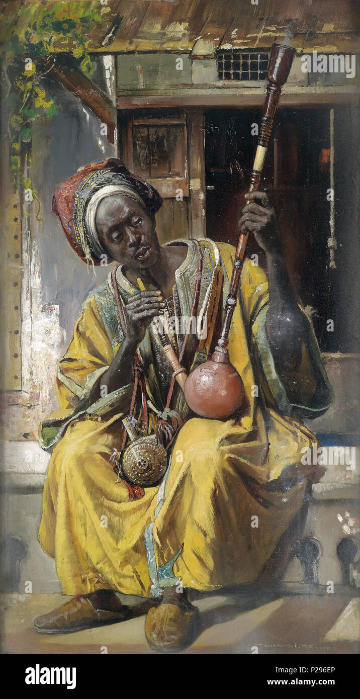 . Il fumatore Water-Pipe . 1903 143 Gyula Tornai Wasserpfeifen-Raucher 1903 Foto Stock