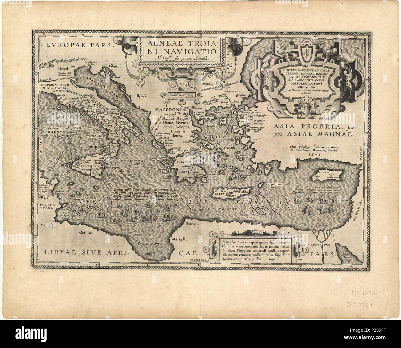 181 Mappa - Collezioni Speciali Università di Amsterdam - OTM- HB-KZL 31-01-47 Foto Stock