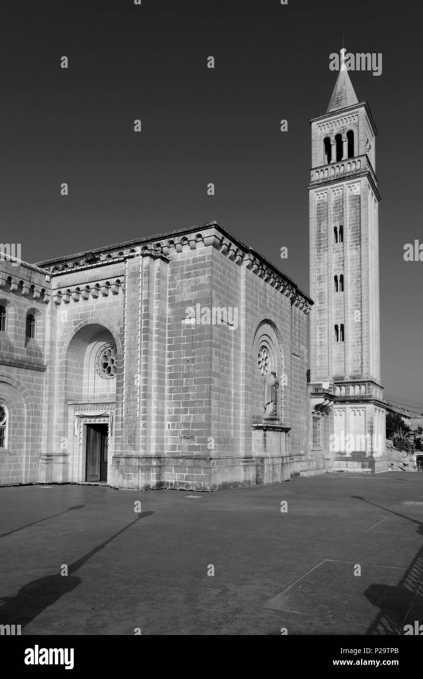 Sant'Anna, Marsascala Chiesa Parrocchiale, Marsascala town, a sud est di Malta Foto Stock