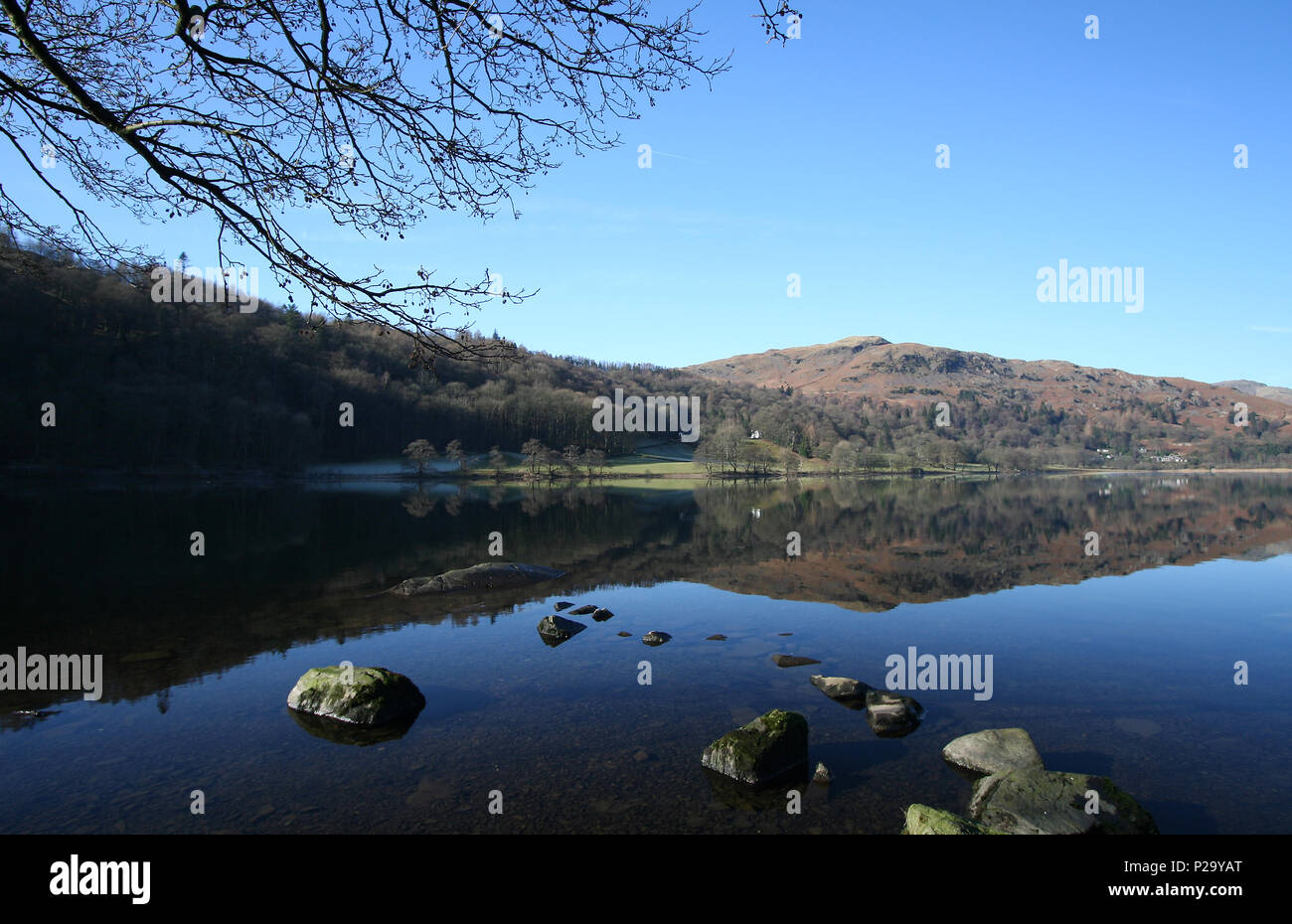 Grasmere, Lake District, Cumbria, Nord Ovest Inghilterra, Regno Unito. Foto Stock