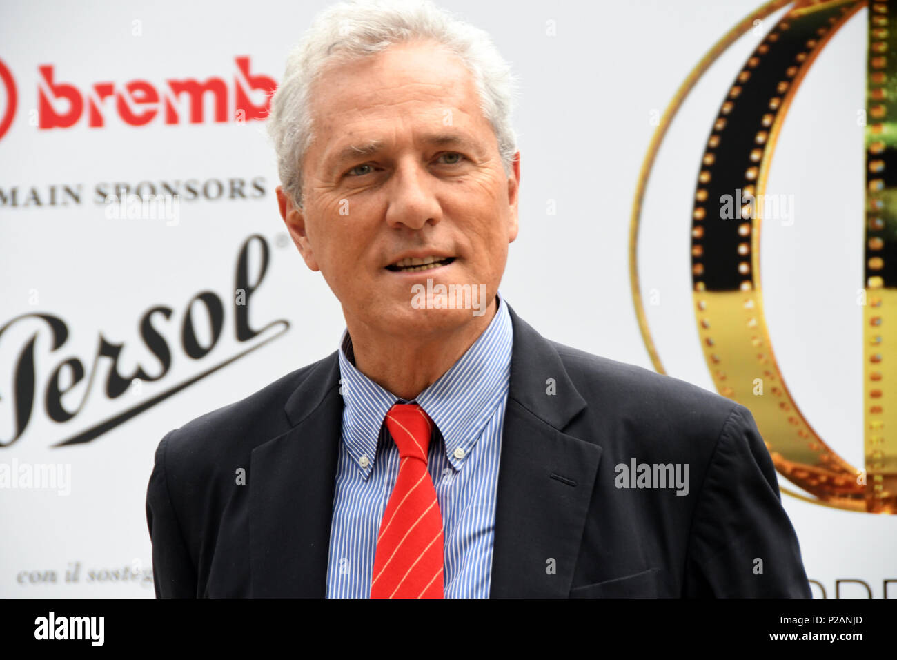 Roma Italia 13 Giugno 2018 - Villa Medici - 2018 Golden Globe 58th edition Francesco Rutelli politico e presidente A.N.I.C.A.valutazione credito: Giuseppe Andidero/Alamy Live News Foto Stock