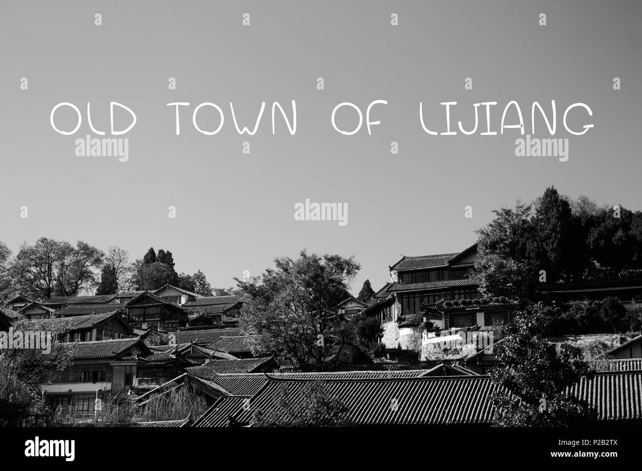 Città vecchia di Lijiang (Yunnan, Cina) Foto Stock