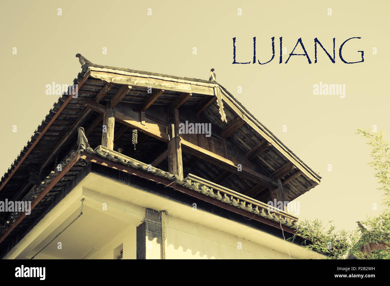 Città vecchia di Lijiang (Yunnan, Cina) Foto Stock