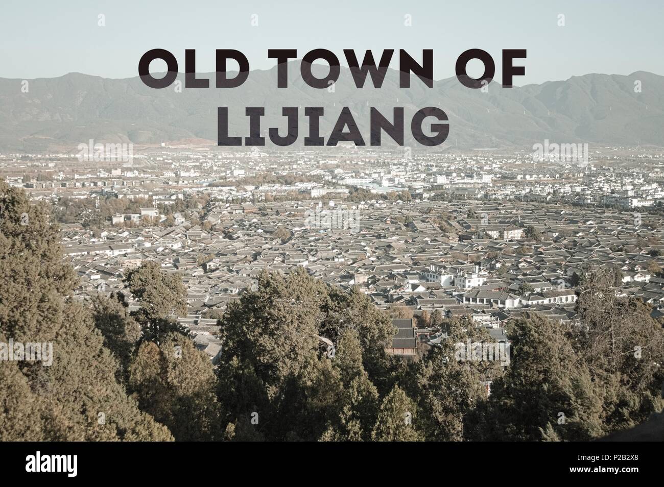 Città vecchia di Lijiang (Yunnan, Cina) Foto Stock