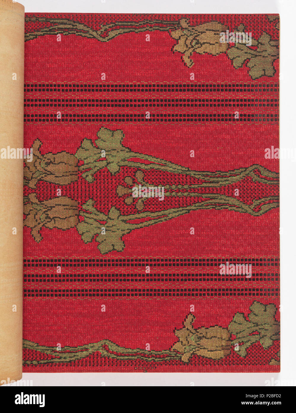 . Inglese: libro campione, Alfred torbe n. 4, 1908 . Inglese: Raccolta di schemi messi insieme da Alfred torbe. Ciascuno dei modelli è parte di un gruppo unico costituito da una parete laterale, fregio e il soffitto della carta. Ogni progetto è illustrato in variantatura multiple. . 1908 281 Campionario, Alfred torbe n. 4, 1908 (CH) 18498173-106 Foto Stock