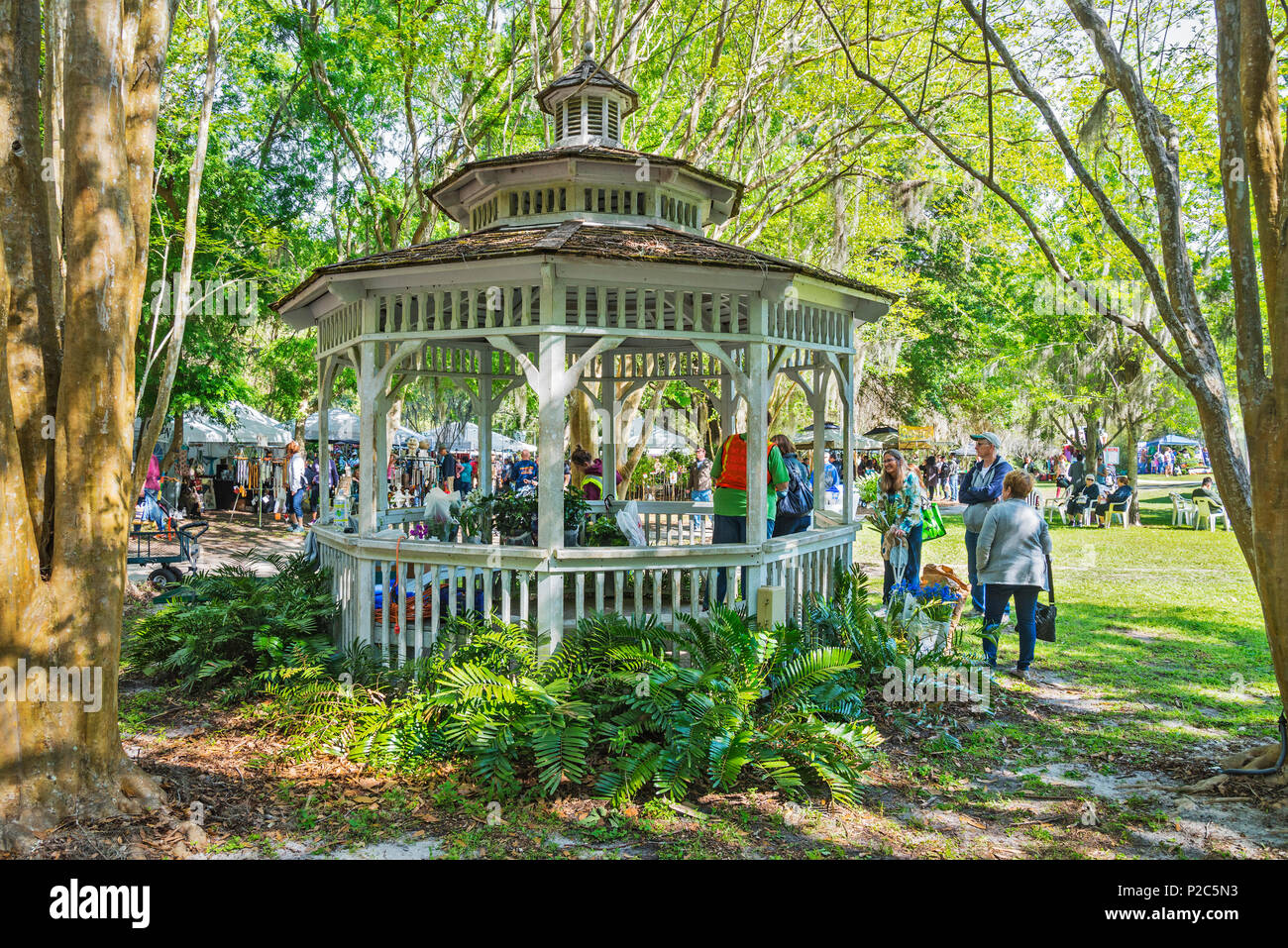 Spring Garden Festival a Gainesville, Florida. Foto Stock