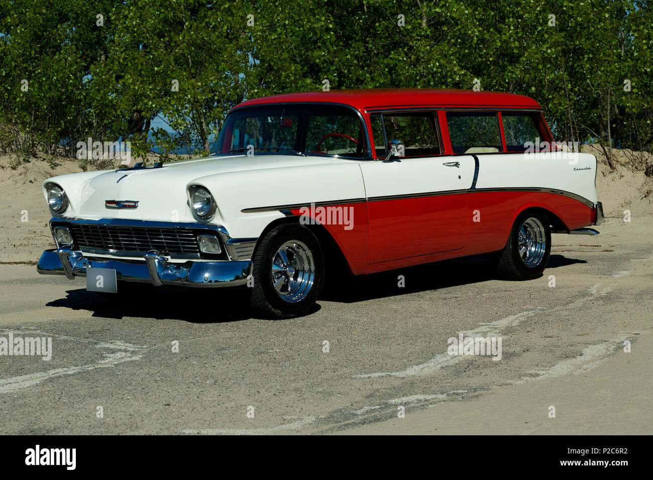 1956 Chevrolet tuttofare Station Wagon Foto Stock