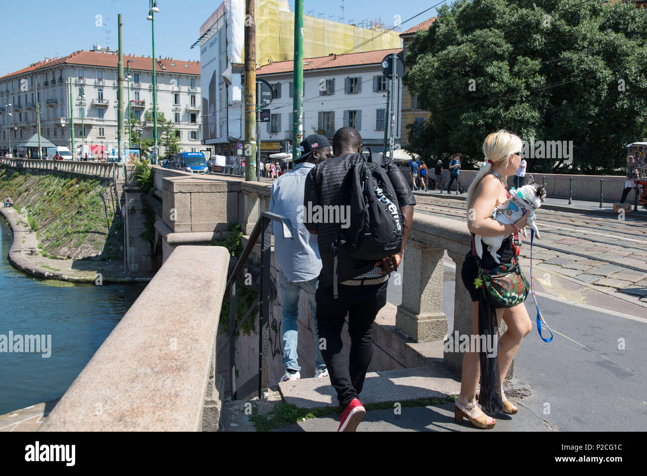 Milano. Dockyard. L'Italia. Foto Stock