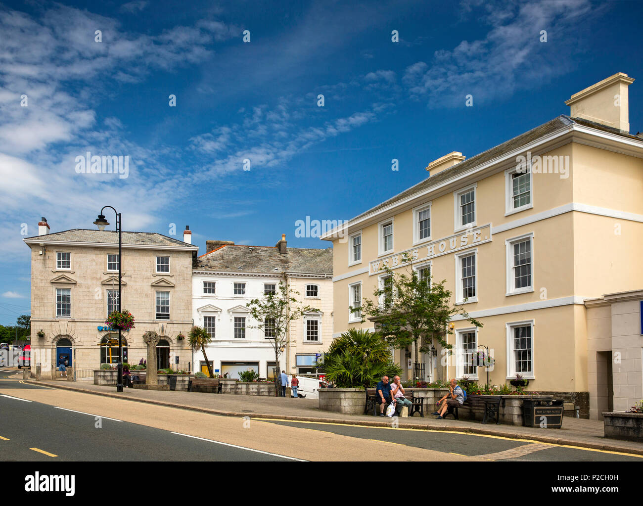 Regno Unito, Cornwall, Liskeard, la sfilata Foto Stock