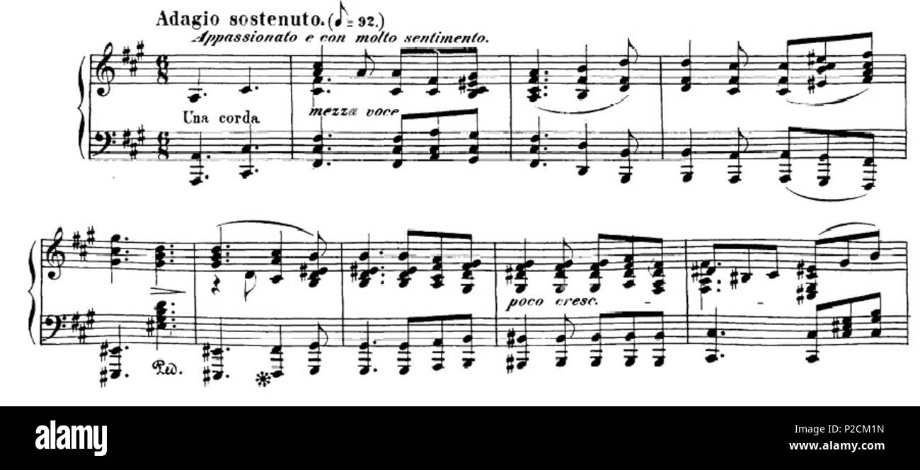 . ??????????: ?????? ?29, ???????? 3 ??????? Inglese: Ludwig van Beethoven Piano Sonata No. 29 in si bemolle maggiore, Op. 106 Hammerklavier (1818) . 2 luglio 2010 (originale data di caricamento). Il uploader originale era A1 in Ucraino . 7 Beethoven-sonata29-3 Foto Stock