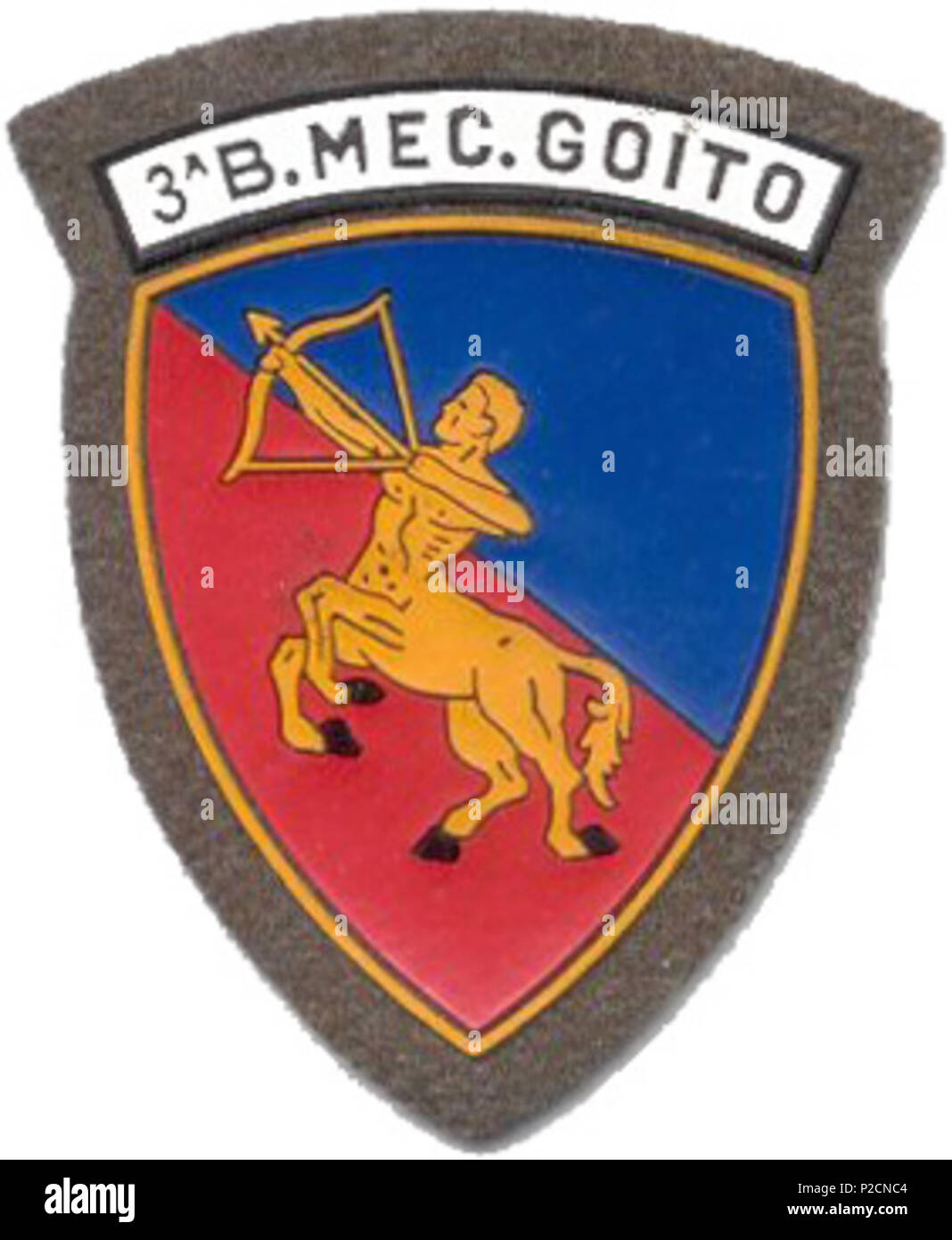 . Inglese: Stemma dell esercito italiano brigata meccanizzata Goito . 28 maggio 2013, 16:17:39. Pubblico Ufficio Araldica - Cerimoniale e Dipartimento di araldica del Presidente della Repubblica italiana 13 CoA mil ITA mec bde Goito Foto Stock