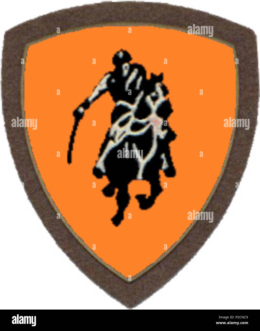 . Inglese: Stemma dell esercito italiano brigata corazzata Vittorio Veneto . 28 maggio 2013, 16:19:11. Pubblico Ufficio Araldica - Cerimoniale e Dipartimento di araldica del Presidente della Repubblica italiana 13 CoA mil ITA braccio bde Vittorio Veneto Foto Stock