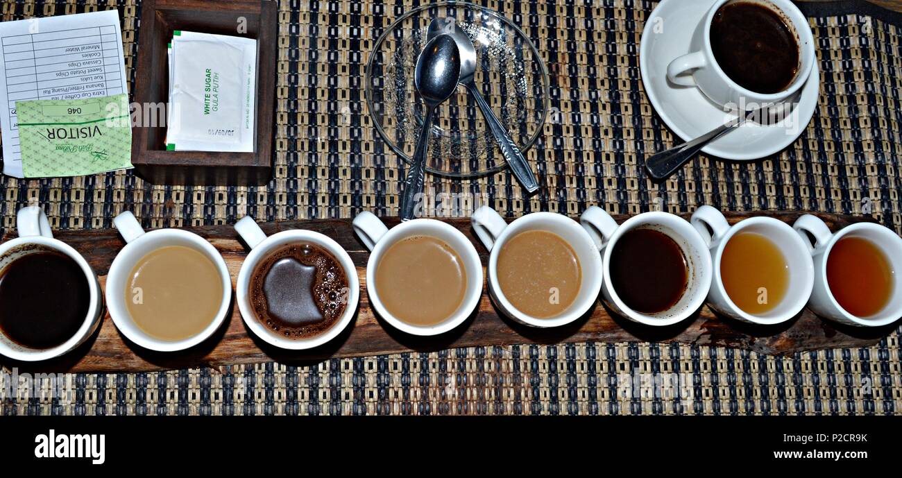 Bali Caffè Pulina Foto Stock