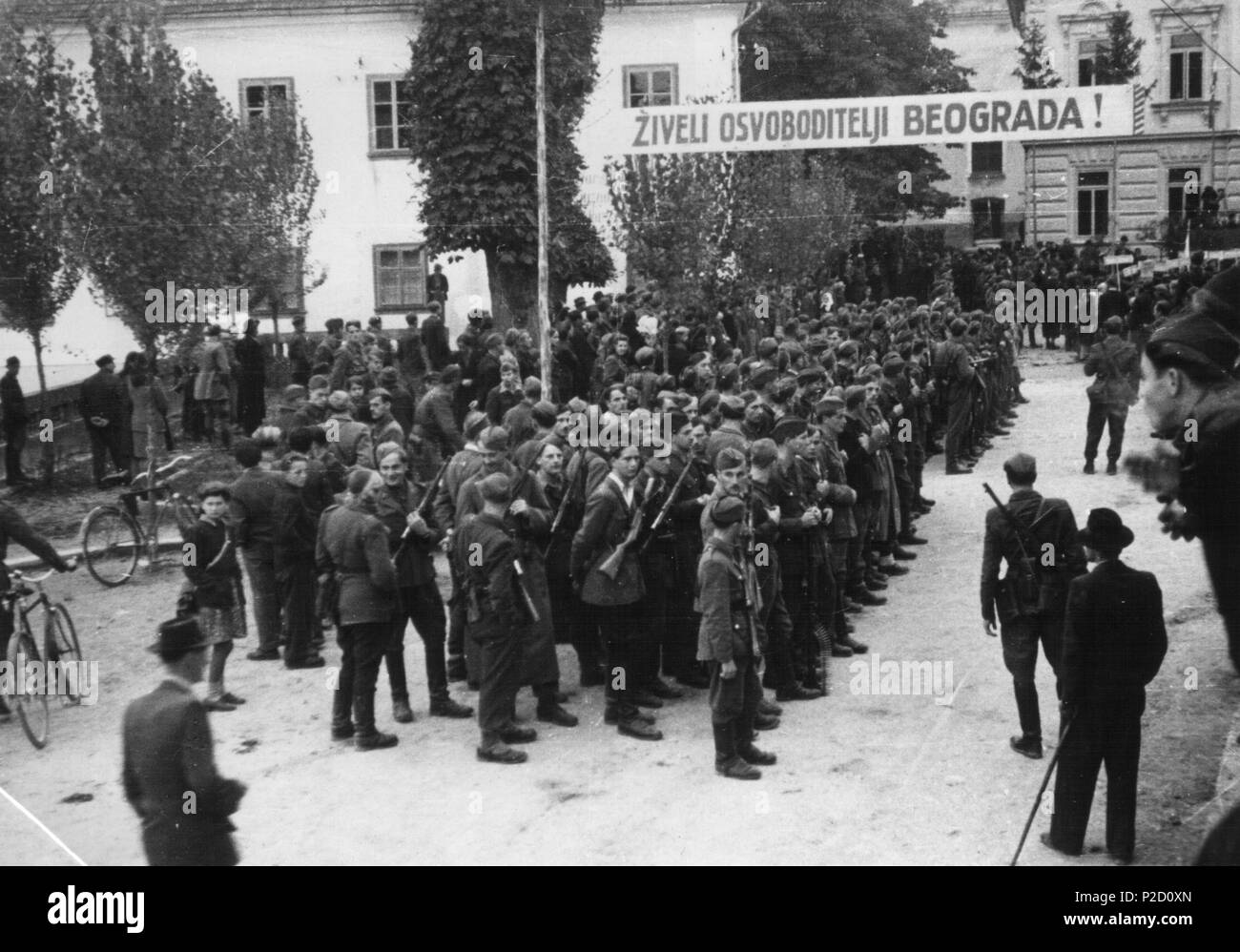 43 Proslava osvoboditve Beograda v Črnomlju Foto Stock