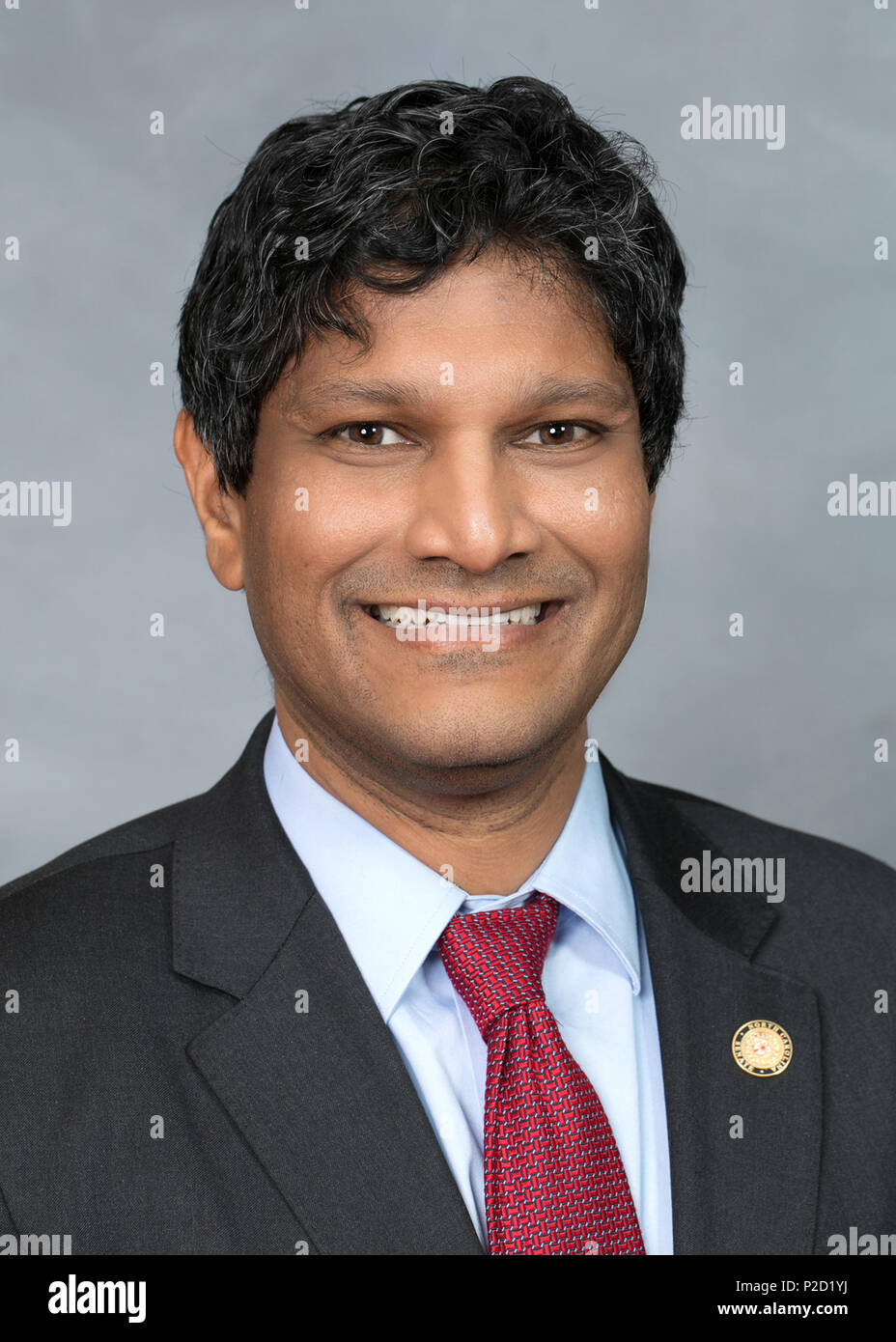 . Inglese: North Carolina State Senator Jay Chaudhuri . 9 febbraio 2017, 10:13:33. 27 sconosciuto Jay Chaudhuri Foto Stock