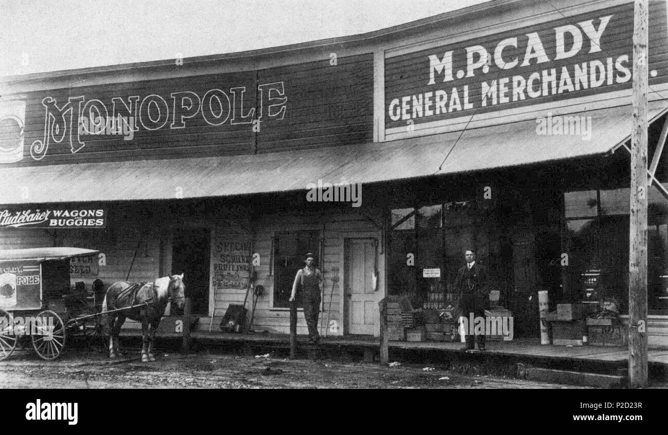 . Inglese: Mason P. Cady di archivio generale. Immagini storiche di Beaverton, Oregon. . Fotografo sconosciuto 33 Mason P. Cady di archivio generale (Beaverton, Oregon Galleria foto storiche) (117) Foto Stock