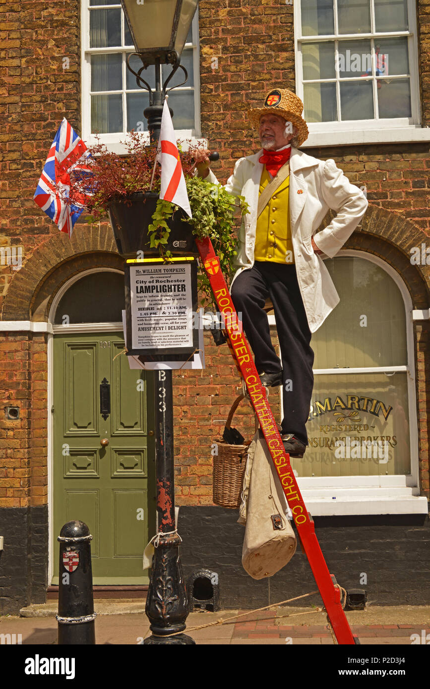 Signor William Thompkins LAMPLIGHTER Foto Stock