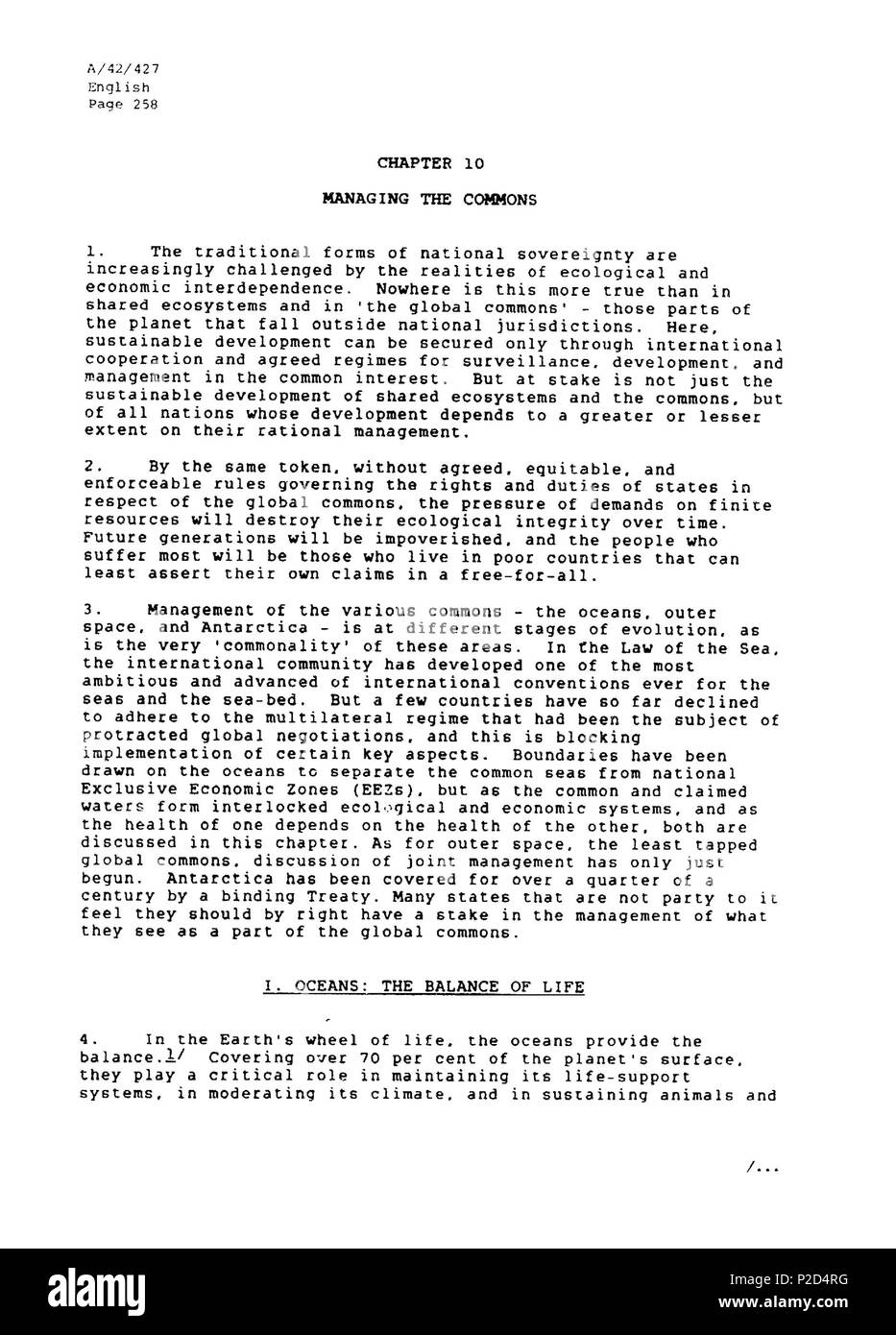 10 Rapporto Brundtland en-201 Foto Stock