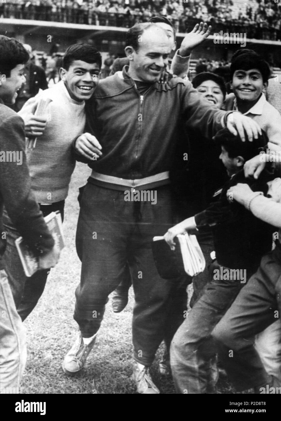 Alfredo Di Stéfano, futbolista argentino. Foto Stock