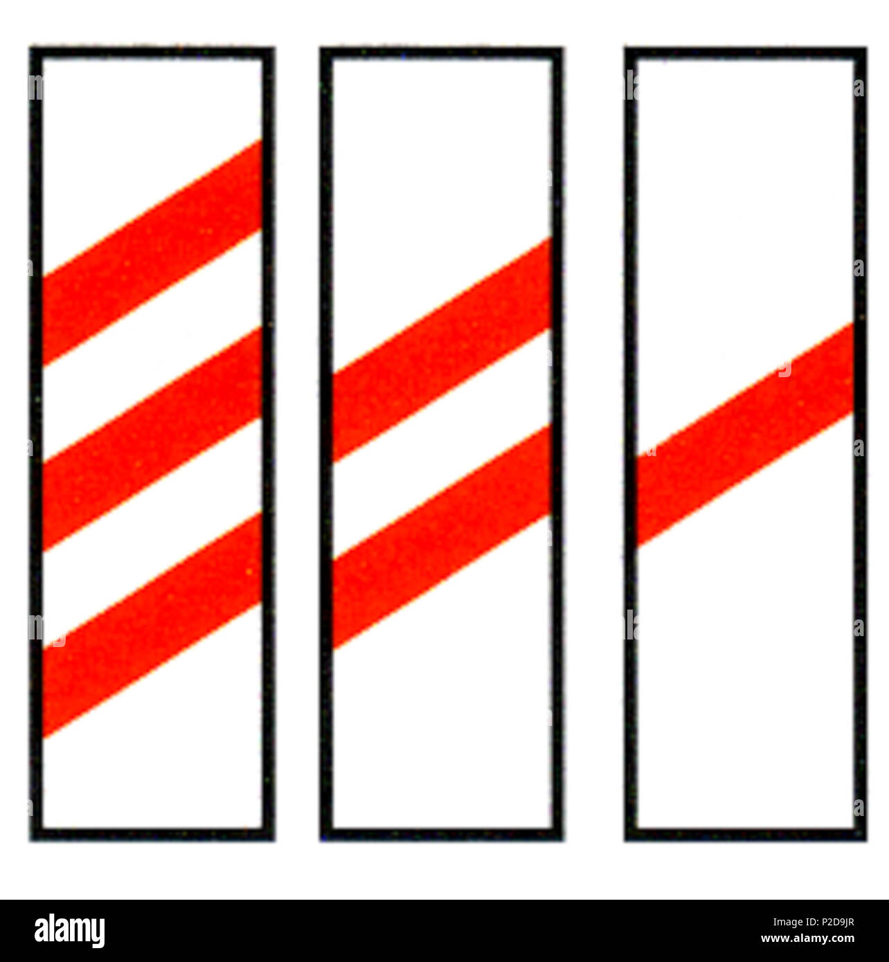 12 CH-gefahrsignal117 Foto Stock