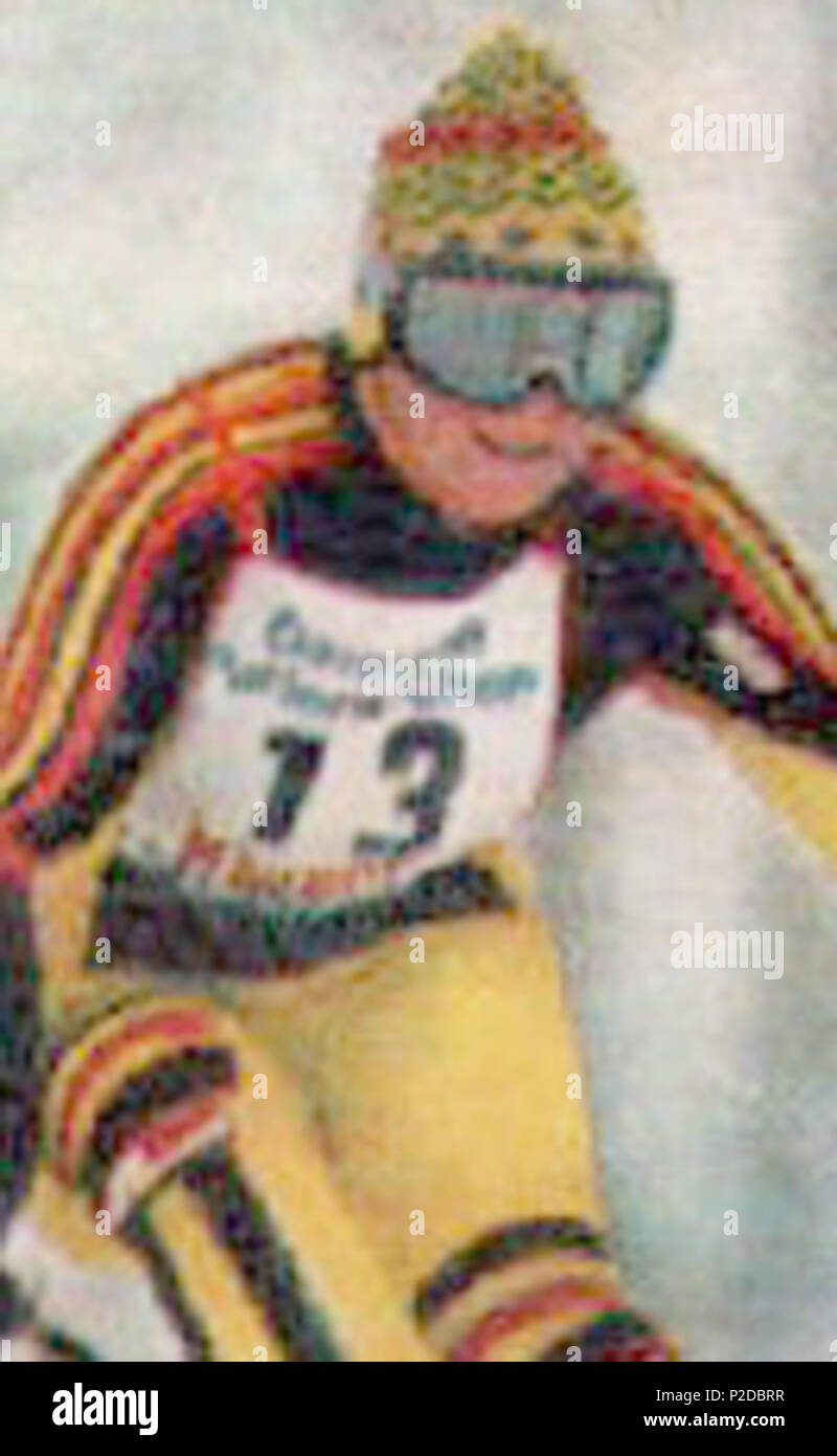 . Hanni Wenzel . 1979. 23 sconosciuto Hanni Wenzel 1979 Paraguay raccolto timbro Foto Stock