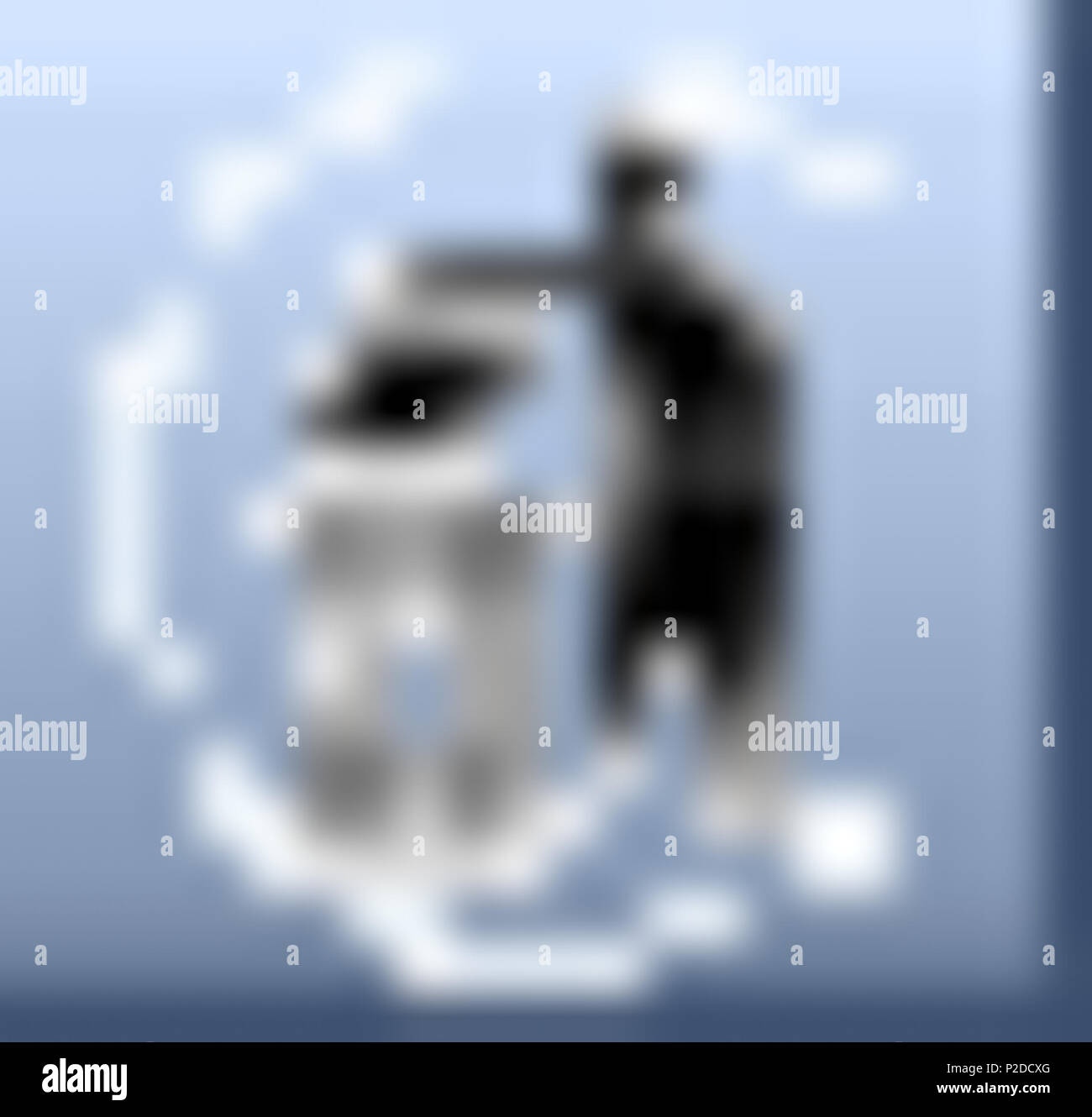 29 mantenere ordinato il pulsante Foto Stock