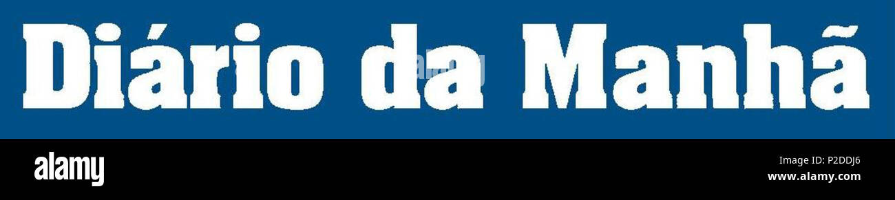 32 Logotipo Diário da Manhã Foto Stock