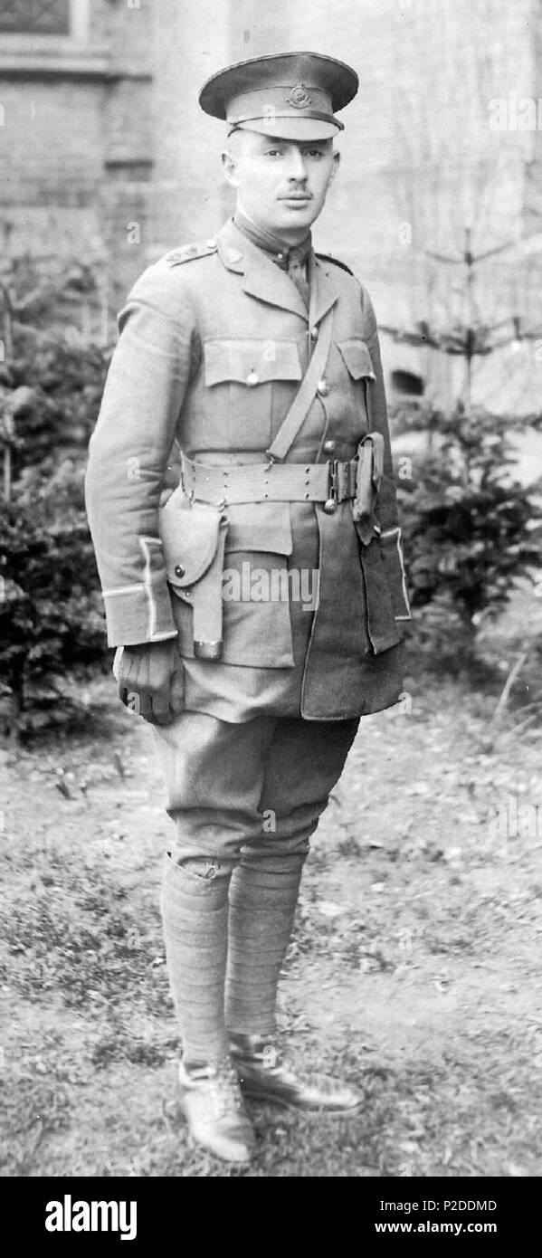 . Inglese: foto di William Fatt - Lieut. W.M.Fatt prese 1915-16 . tra il 1915 e il 1916. Canadian forza expeditionary 32 Lt W.M. Fatt Foto Stock
