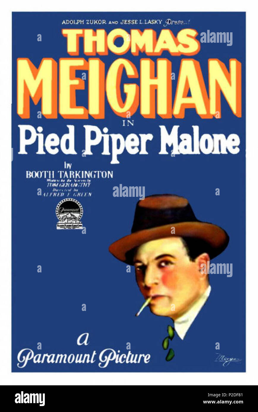 . Inglese: poster del film 1924 Pied Piper Malone. 1924. La Paramount Pictures 41 Pied Piper Malone poster Foto Stock