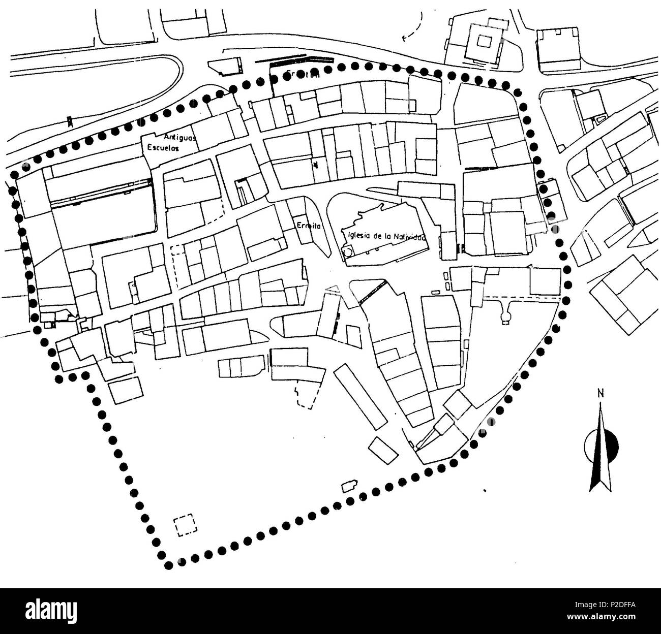 . Euskara: Bernedoko hirigune historikoa . Il 18 ottobre 1995. Euskal Kultur Ondarearen Zentrua, Kultura Saila, Eusko Jaurlaritza 7 Bernedoko hirigune historikoa Foto Stock