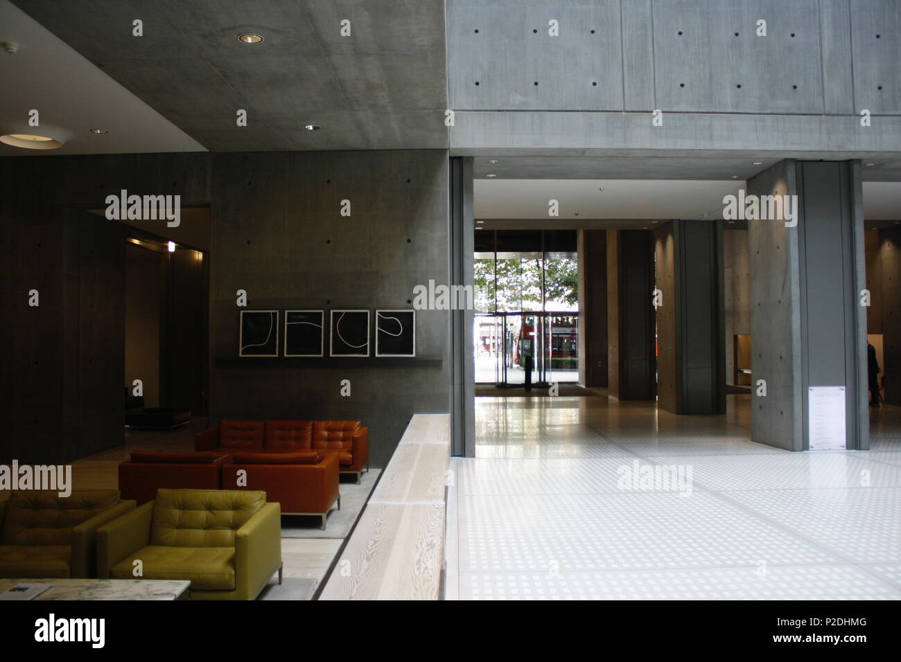 Lobby contemporanea/Foyer interno Foto Stock