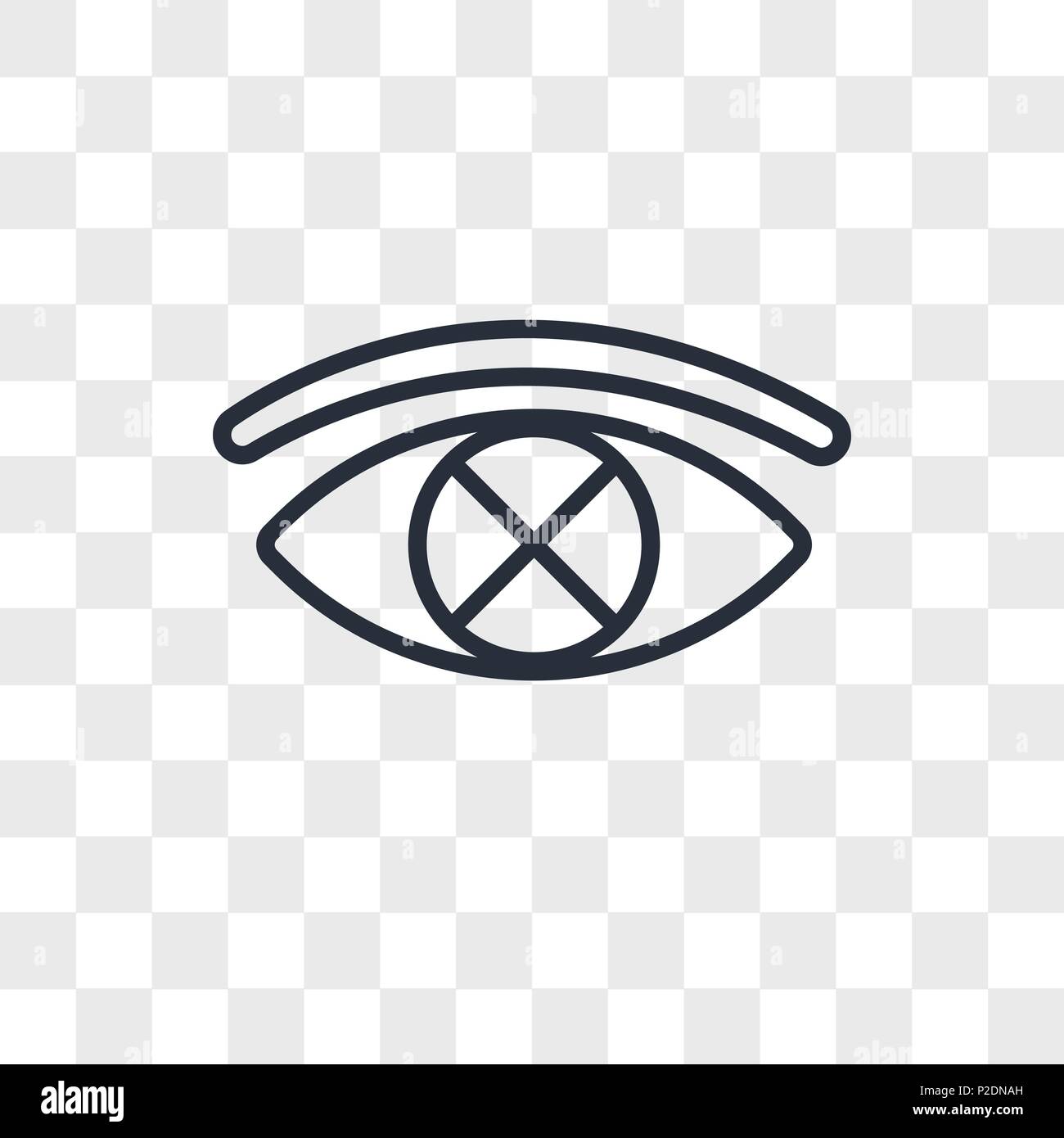 La censura icona vettore isolato su sfondo trasparente, censura del concetto di logo Illustrazione Vettoriale