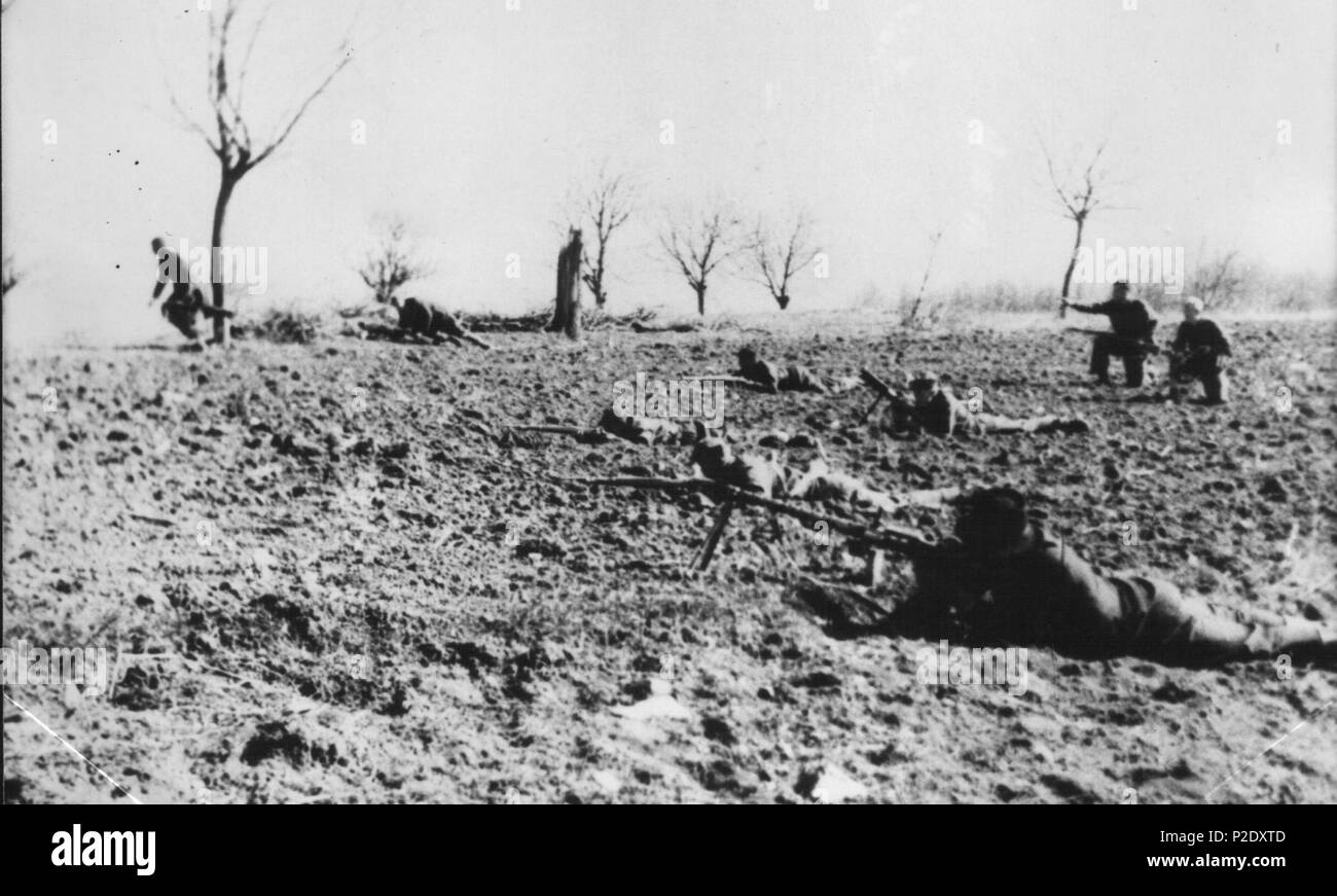 8 Borba za Slavonsku Požegu 1944 Foto Stock
