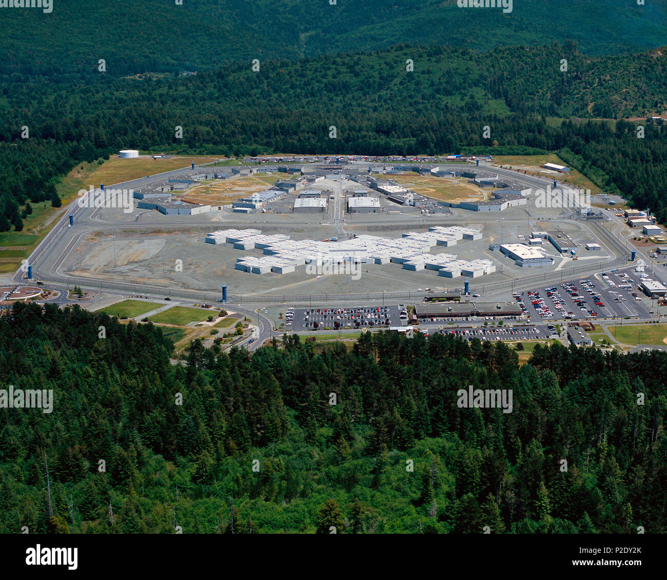 . Inglese: Pelican Bay prigione di stato . California Department of Corrections 40 PelicanBayStatePrison Foto Stock