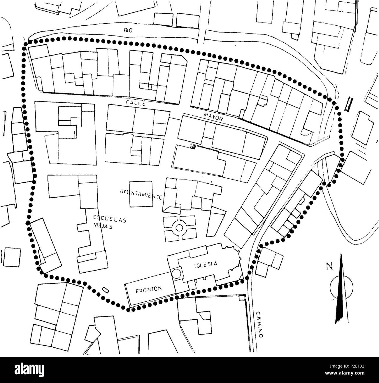 . Dulantziko hirigune historikoa. Il 19 ottobre 1995. Euskal Kultur Ondarearen Zentrua, Kultura Saila, Eusko Jaurlaritza 17 Dulantziko hirigune historikoa Foto Stock