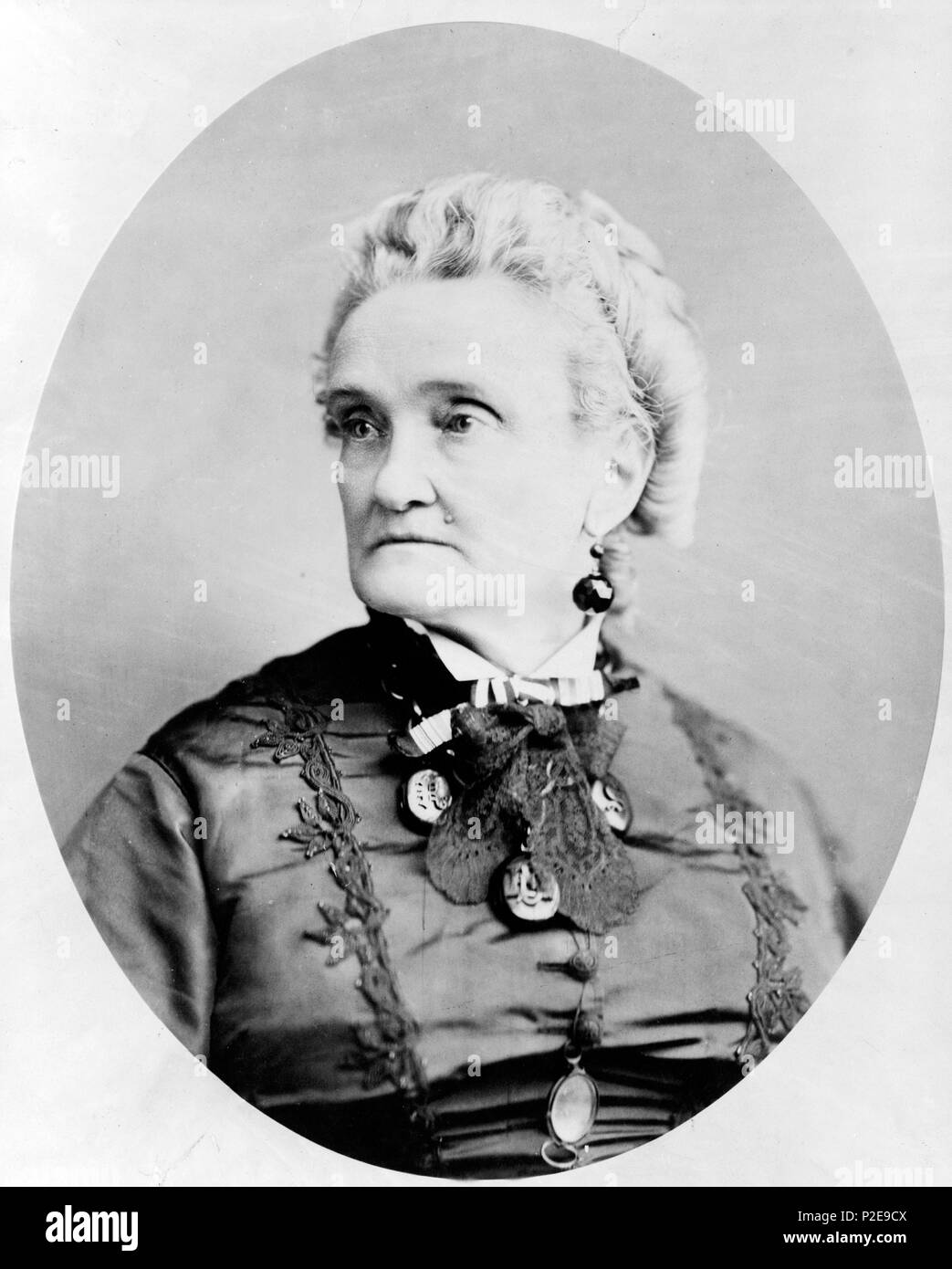 Charlotte Cushman, Charlotte Saunders Cushman (1816 - 1876) stadio americana attrice Foto Stock