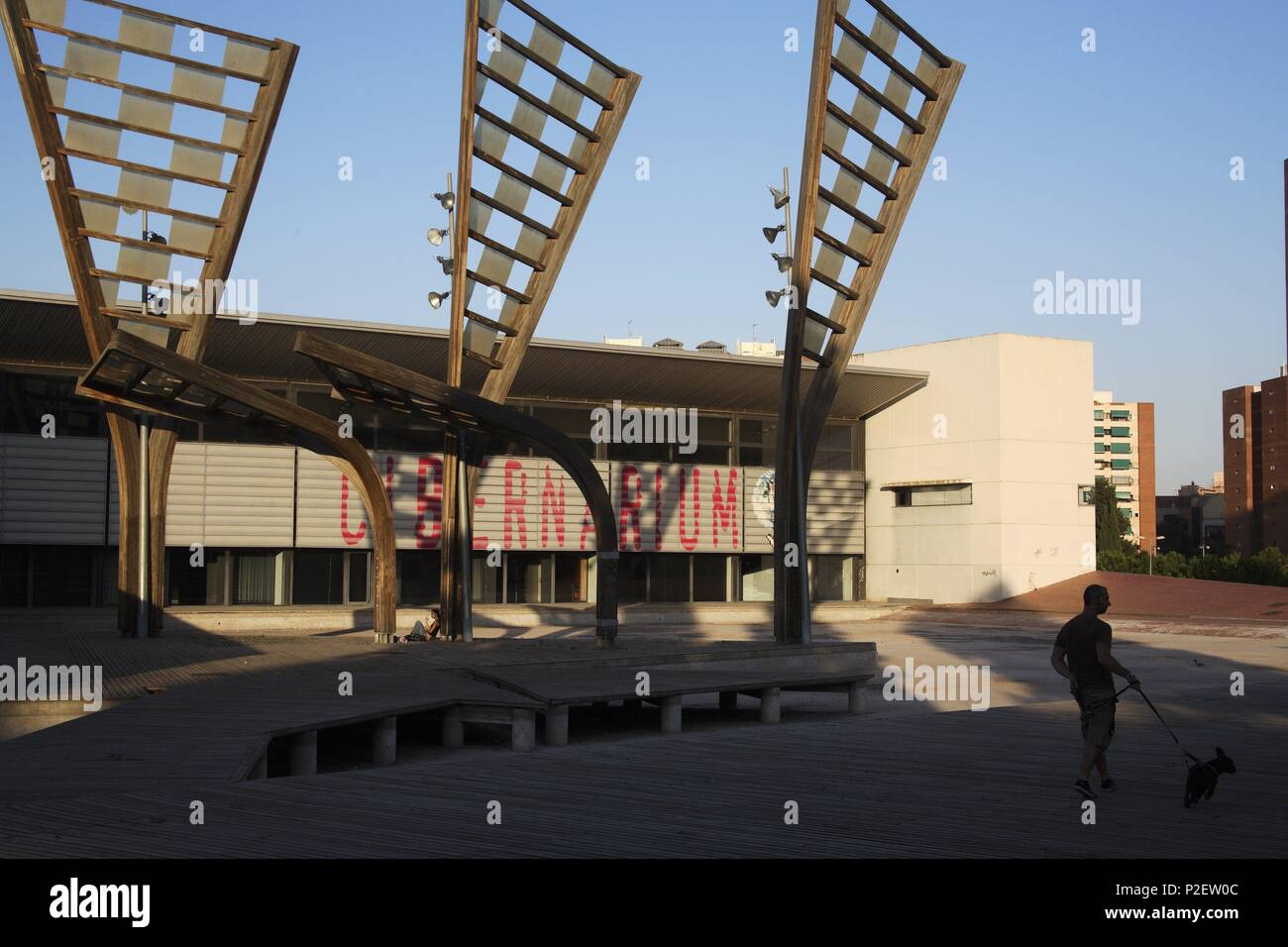 Spagna - Catalogna - Barcelonés (distretto) - Barcellona. Barcellona; Parc Central de Nou Barris. Foto Stock