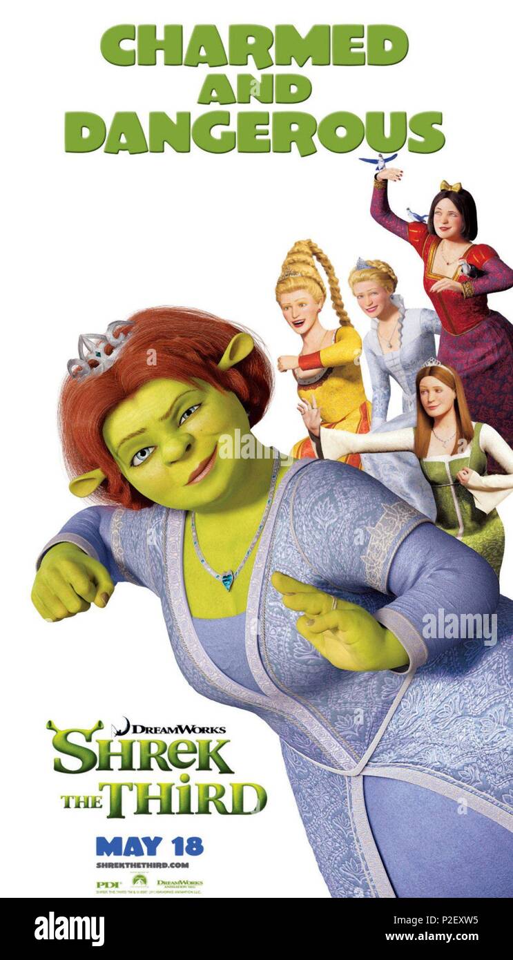 Pellicola originale titolo: Shrek terzo. Titolo inglese: Shrek terzo.  Regista: CHRIS MILLER; RAMAN HUI. Anno: 2007. Credito: DREAMWORKS / Album  Foto stock - Alamy