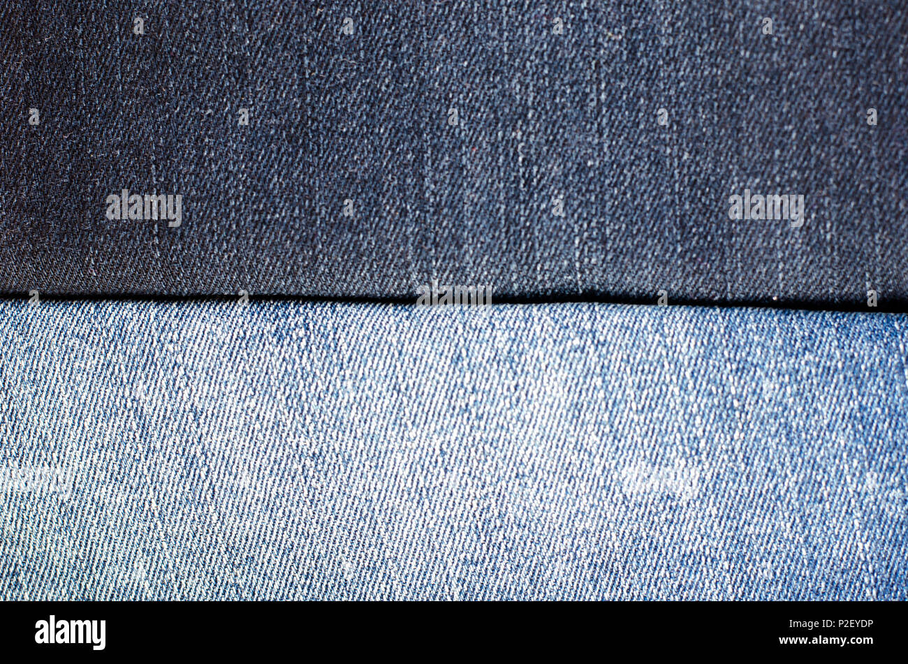 Jeans blu texture Foto Stock