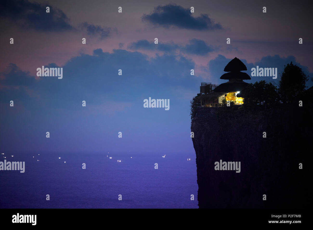 Tempio di Uluwatu, Bali, Indonesia Foto Stock