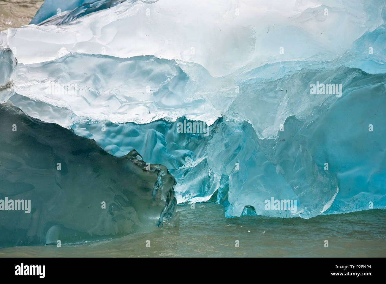 Iceberg nel passaggio interno, a sud-est di Alaska, STATI UNITI D'AMERICA Foto Stock