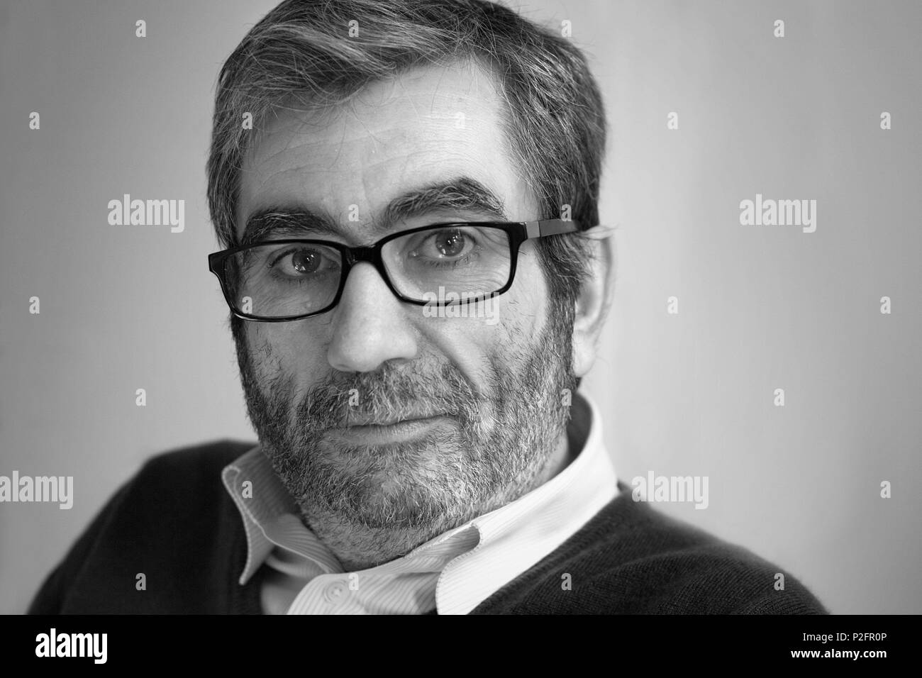 El escritor español Antonio Muñoz Molina. Marzo 2008. Foto Stock